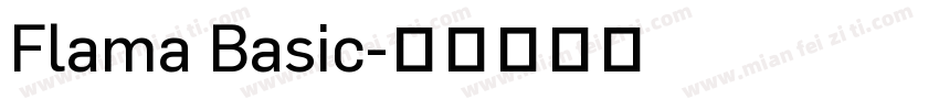 Flama Basic字体转换